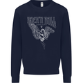 Rock n Roll Angel Kids Sweatshirt Jumper Navy Blue