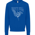 Rock n Roll Angel Kids Sweatshirt Jumper Royal Blue