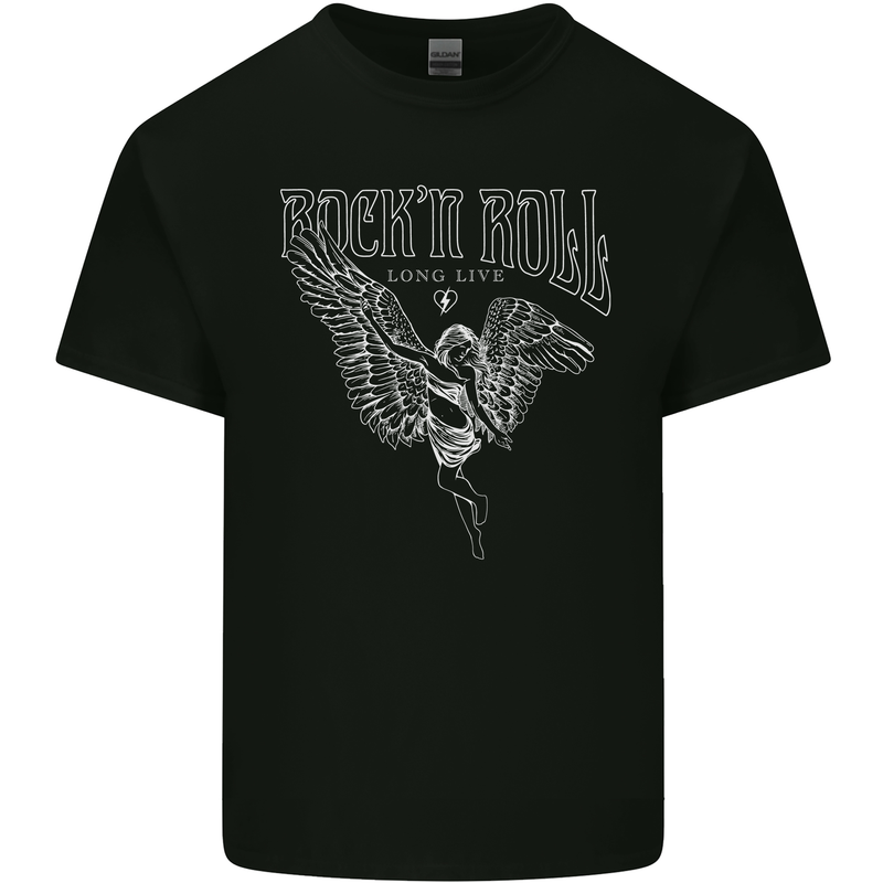 Rock n Roll Angel Kids T-Shirt Childrens Black