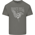 Rock n Roll Angel Mens Cotton T-Shirt Tee Top Charcoal