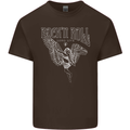 Rock n Roll Angel Mens Cotton T-Shirt Tee Top Dark Chocolate