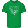 Rock n Roll Angel Mens Cotton T-Shirt Tee Top Irish Green