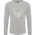 Rock n Roll Angel Mens Long Sleeve T-Shirt Sports Grey