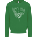 Rock n Roll Angel Mens Sweatshirt Jumper Irish Green