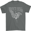 Rock n Roll Angel Mens T-Shirt 100% Cotton Charcoal