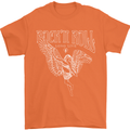 Rock n Roll Angel Mens T-Shirt 100% Cotton Orange