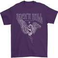 Rock n Roll Angel Mens T-Shirt 100% Cotton Purple