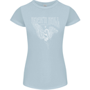 Rock n Roll Angel Womens Petite Cut T-Shirt Light Blue