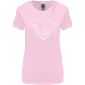 Rock n Roll Angel Womens Wider Cut T-Shirt Light Pink