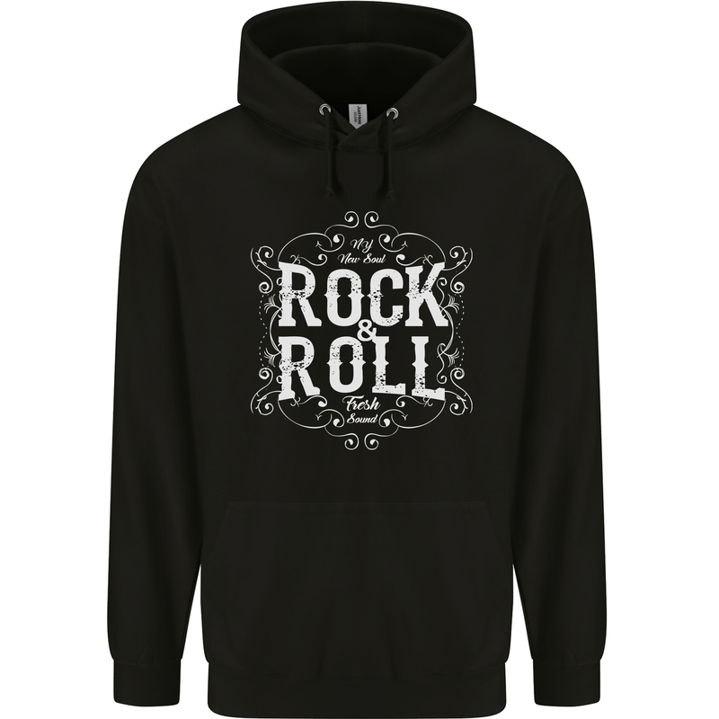 Rock n Roll Fresh Sound Childrens Kids Hoodie Black