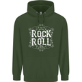 Rock n Roll Fresh Sound Childrens Kids Hoodie Forest Green