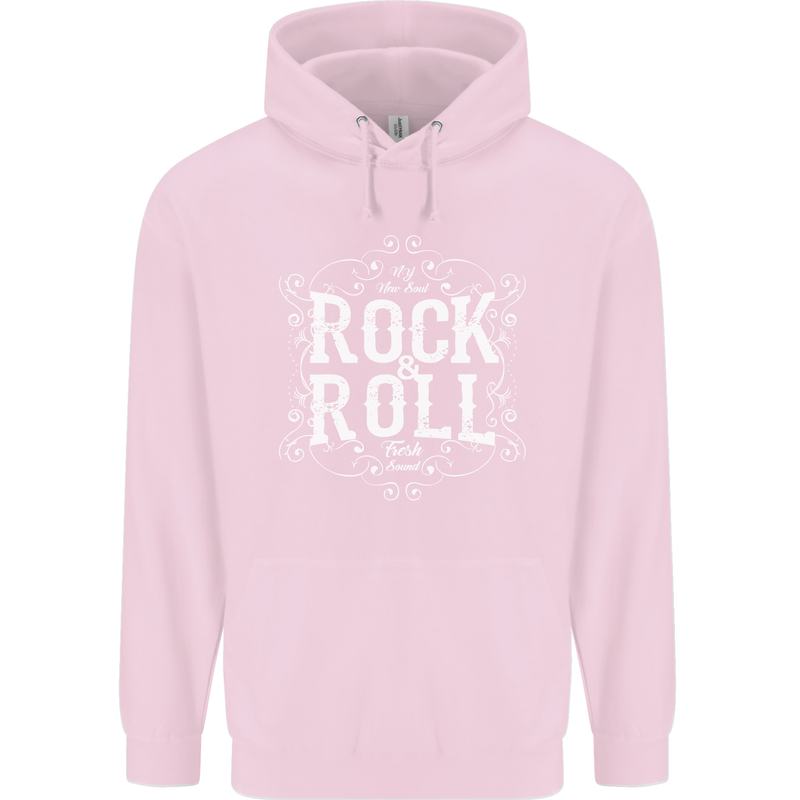 Rock n Roll Fresh Sound Childrens Kids Hoodie Light Pink