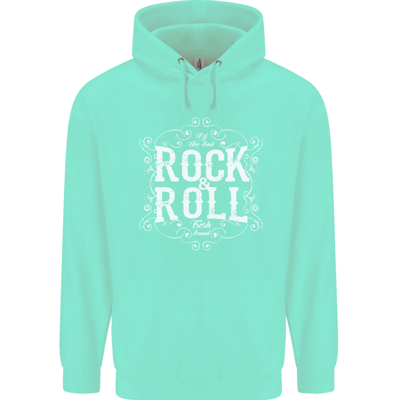 Rock n Roll Fresh Sound Childrens Kids Hoodie Peppermint