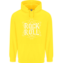 Rock n Roll Fresh Sound Childrens Kids Hoodie Yellow