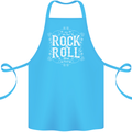 Rock n Roll Fresh Sound Cotton Apron 100% Organic Turquoise