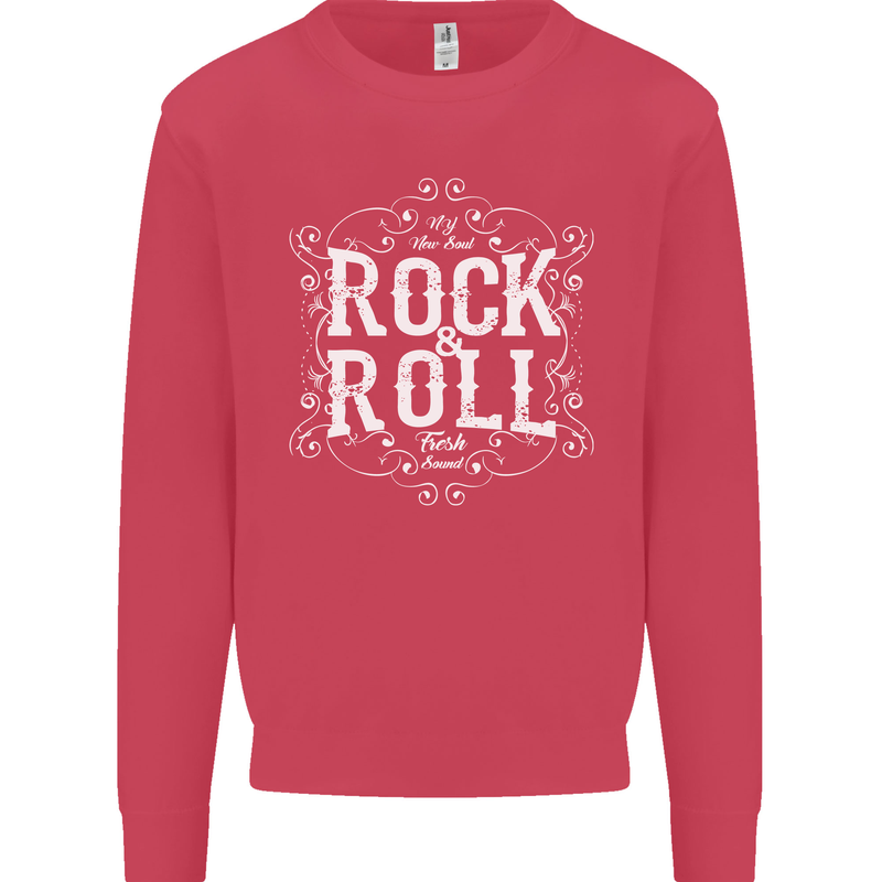 Rock n Roll Fresh Sound Kids Sweatshirt Jumper Heliconia