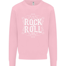 Rock n Roll Fresh Sound Kids Sweatshirt Jumper Light Pink