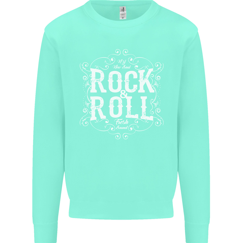 Rock n Roll Fresh Sound Kids Sweatshirt Jumper Peppermint