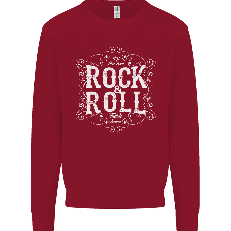 Rock n Roll Fresh Sound Kids Sweatshirt Jumper Red