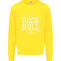 Rock n Roll Fresh Sound Kids Sweatshirt Jumper Yellow