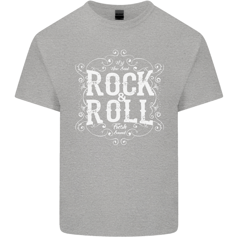 Rock n Roll Fresh Sound Kids T-Shirt Childrens Sports Grey