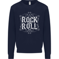 Rock n Roll Fresh Sound Mens Sweatshirt Jumper Navy Blue