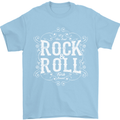 Rock n Roll Fresh Sound Mens T-Shirt 100% Cotton Light Blue