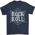 Rock n Roll Fresh Sound Mens T-Shirt 100% Cotton Navy Blue