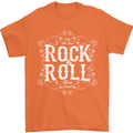 Rock n Roll Fresh Sound Mens T-Shirt 100% Cotton Orange