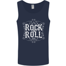Rock n Roll Fresh Sound Mens Vest Tank Top Navy Blue