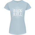 Rock n Roll Fresh Sound Womens Petite Cut T-Shirt Light Blue