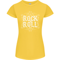 Rock n Roll Fresh Sound Womens Petite Cut T-Shirt Yellow