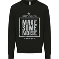 Rock n Roll Keep Calm & Make Some Noise Kids Sweatshirt Jumper Black