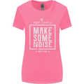 Rock n Roll Keep Calm & Make Some Noise Womens Wider Cut T-Shirt Azalea