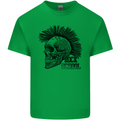 Rock n Roll Music School Skull Guitar Mens Cotton T-Shirt Tee Top Irish Green