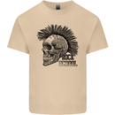 Rock n Roll Music School Skull Guitar Mens Cotton T-Shirt Tee Top Sand