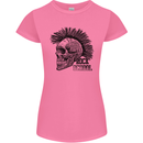 Rock n Roll Music School Skull Guitar Womens Petite Cut T-Shirt Azalea