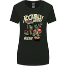 Rockabilly Weekend Music Hot Rod Womens Wider Cut T-Shirt Black