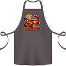 Rockabily Hot Rod Hotrod Dragster Cotton Apron 100% Organic Dark Grey