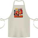 Rockabily Hot Rod Hotrod Dragster Cotton Apron 100% Organic Natural
