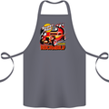 Rockabily Hot Rod Hotrod Dragster Cotton Apron 100% Organic Steel