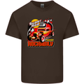 Rockabily Hot Rod Hotrod Dragster Kids T-Shirt Childrens Chocolate