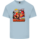 Rockabily Hot Rod Hotrod Dragster Kids T-Shirt Childrens Light Blue