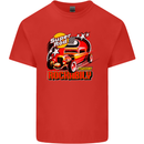 Rockabily Hot Rod Hotrod Dragster Kids T-Shirt Childrens Red