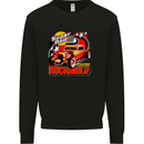 Rockabily Hot Rod Hotrod Dragster Mens Sweatshirt Jumper Black