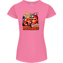 Rockabily Hot Rod Hotrod Dragster Womens Petite Cut T-Shirt Azalea