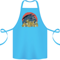 Role Play Games Dragon RPG Dice Funny Cotton Apron 100% Organic Turquoise