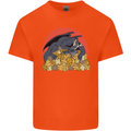 Role Play Games Dragon RPG Dice Funny Kids T-Shirt Childrens Orange