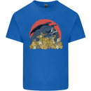 Role Play Games Dragon RPG Dice Funny Kids T-Shirt Childrens Royal Blue