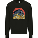 Role Play Games Dragon RPG Dice Funny Mens Sweatshirt Jumper Black